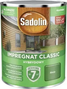 Koka impregnējošs tonēšanas līdzeklis SADOLIN Impregnat Classic Hybrydowy Akācija 0,75L