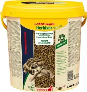 Корм seca sera Reptil Professional Herbivor Nature 10 л, гранулы для травоядных рептилий