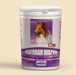 Tabletes MIKITA FOSFORAN WAPNIA A+D3 150 gab. — kalcija fosfāts ar vitamīniem A un D3
