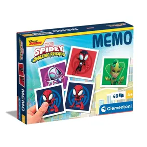 Board Game Clementoni Memo Spidey — children’s memory matching game, Clementoni model 18313