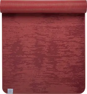 Yoga mat Gaiam Insta-Grip Sunset model 63669, non-slip surface, lightweight travel mat