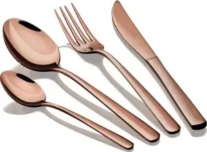 Cutlery set berlinger haus Rose Gold, 16-piece stainless steel tableware set
