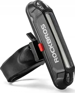 Rear Bicycle Light RockBros USB-A Waterproof Red — Seatpost-Mounted Rear Lamp