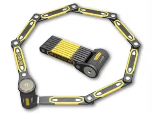ONGUARD Heavy Duty Link Plate Foldable Bike Lock K9 model 8114 100 cm 5 keys with code