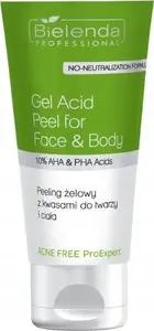 BIELENDA PROFESSIONAL Acne Free Pro želejveida pīlings sejai 150 ml