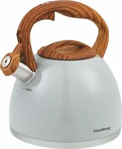 Klausberg stainless steel stovetop kettle KB-7451, lacquered matte finish, 3.0 L capacity