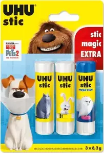 Līmes zīmulis UHU Stic 8,2 g Pets 2 — 2 gab., mazgājama līme papīram un rokdarbiem