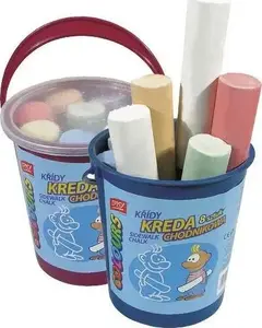 Sidewalk Chalk set Easy 8 pieces - Easy brand, non-toxic street chalk for outdoor drawing