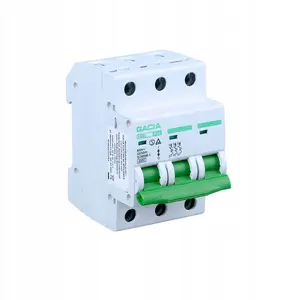 Automātiskais slēdzis GACIA SB6L B 3P 6A — 3‑polu, 6 A, B‑raksturlīnija, 6 kA izslēgšanas spēja