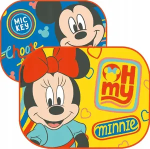 Auto saules aizkari Seven Disney Minnie & Mickey — komplekts 7 aizkari
