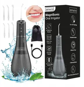 Portable Cordless Dental Oral Irrigator zenwire 500 ml