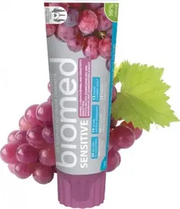 Zobu pasta Biomed Sensitive 100 g — jutīgiem zobiem, bez fluora