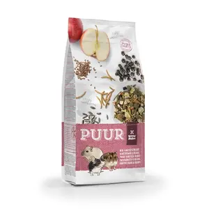 Pilnvērtīgs barības maisījums jūrascūciņām Witte Molen Puur Hamsters Friends 400 g — sabalansēta barība žurkām‑homs