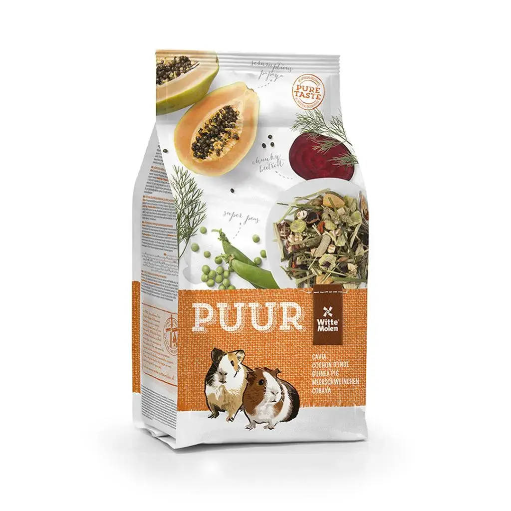 Witte Molen Puur Guinea Pig sausais barības maisījums 700 g Photo 2