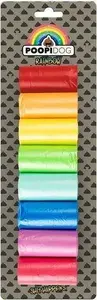 Пакеты для собачьих отходов Duvo+ Worki Na Odchody Rainbow 8x15 шт в рулонах биоразлагаемые
