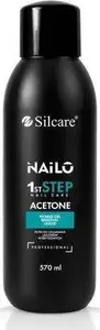 Nail polish remover Silcare SILCARE_Nailo Aceton 570 ml – acetone solvent for hybrid gel polish removal