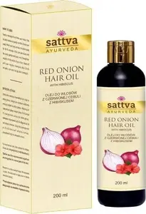 Hair Oil Sattva Red Onion 200 ml — nourishing scalp and hair treatment