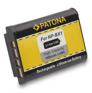 PATONA rechargeable battery for Sony NP-BX1 (PT1130) compatible replacement
