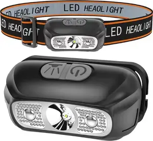 Lāpa uz galvas Lean modelis 21013 LED uzlādējama, 2 apgaismojuma režīmi, USB uzlāde, līdz 5 h darbības
