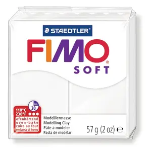 Polymer clay Staedtler Fimo Soft 56 g white (185276)