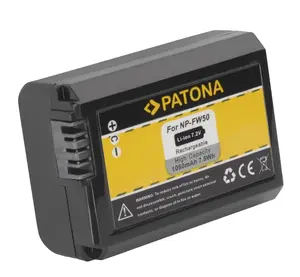Battery for camera PATONA PT1079 Lithium‑Ion 1080 mAh — single pack