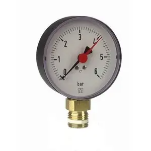 Pressure Gauge Afriso RF 100 Ø100 mm 0–6 bar 1/2" Class 1.6 (63613)