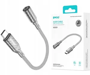 SOMOSTEL BWOO BZ65 USB-C to 3.5mm adapter, gray