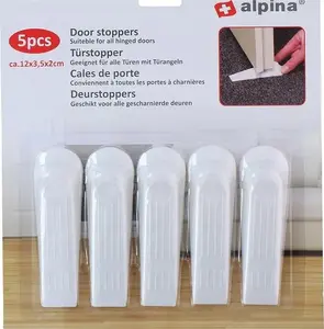 Durvju atsitēju komplekts ALPINA — 5 gab., balts
