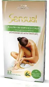 Depilatory waxing strips Joanna Sensual with Aloe 12 pcs, single pack