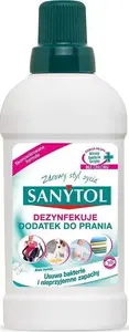 Laundry disinfectant additive SANYTOL 500 ml — fragranceless antimicrobial laundry booster