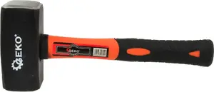 Hammer GEKO G72287 stone mason hammer with wooden handle 2 kg