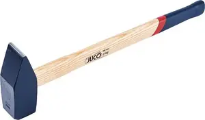 Hammer JUCO M2113, forging hammer with wooden handle, 5 kg head