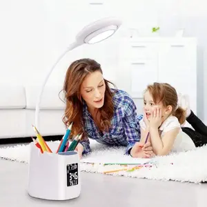 Galda lampa GoTel K711O balta — galda apgaismojums, kompakts dizains