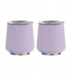 Travel mug set FELLOW Ruby Wine Tumbler 2-pack, insulated stainless steel, 355 ml, lilac