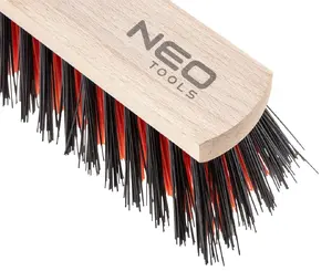 Street broom NEO tools 80 cm with metal handle, professional line 39-204
