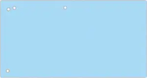 Divider tabs Office Products 1/3 A4 cardboard 240×105 mm 100 pcs blue