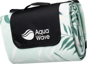 Пикниковый плед AquaWave SALVA 200x200 см Dusty Aqua – водоотталкивающий коврик для улицы