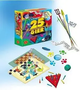 Набор настольных игр Alexander Świat 25 Gier 0157 — 25 семейных игр в компактной коробке