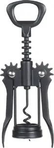 Corkscrew Excellent Houseware model 140813, black, manual wine opener