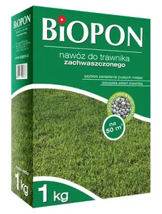 Granular lawn fertilizer BIOPON B1131 1 kg for weedy lawns