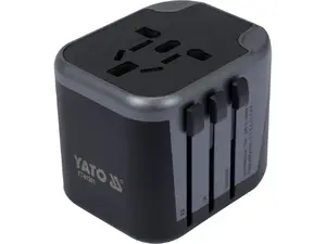 YATO power adapter YT-81301 — universal in-car USB adapter 2×USB 12W