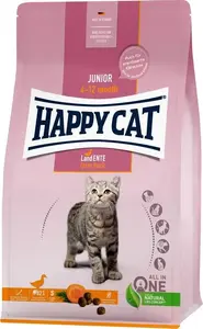 Сухой корм для котят happy cat Junior Farm Duck, 4–12 мес., 4 кг