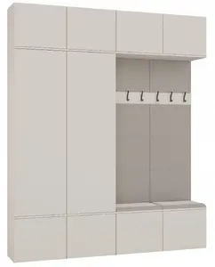 Garderobes komplekts GoodHome HAGA IV 2Sz2W KASZMIR – 2 skapji un 2 sienas pakaramie