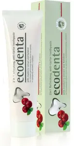 Zobu pasta Ecodenta Brūklenes pret aplikumu 100 ml