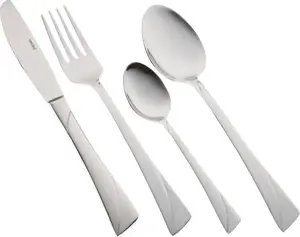 Cutlery set KingHoff KH-1345, 24-piece stainless steel, polished finish