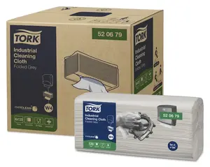 Industrial single-sheet wipers Tork premium, 120 sheets, 1-ply, white