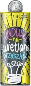KUKARTKA Skarbonka puszka Świetlana przyszłość — decorative metal savings tin by KUKARTKA