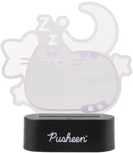 Galda lampa Pusheen Dreams LED nakts lampa, izmēri 19,5 x 17 cm, modelis LAMPL001