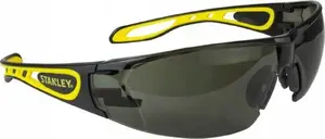 Protective Safety Glasses STANLEY SYE17 smoke — tinted lens, wraparound design