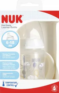 Бутылочка Nuk полипропиленовая 150 мл для детей 6–18 мес — модель 10215335B, белая